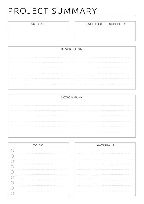 Two-page template for planning student projects. Keep control on all tasks, create to-do list and schedule, track time and progress. Sections available in this template: Subject Name, Date to be completed, Description, Action Plan, To Do List, Materials, Project task tracker, Start Date, End Date, Progress  #universitystudentplanner #collegeplanner #backtoschool #freeplanner #organization Project Template Planner, Tracking Progress Template, Name And Section Template, Project Action Plan Template, Subject To Do List Template, Project Brief Template, Bujo Project Tracker, Name Subject Template, Project Task List Template