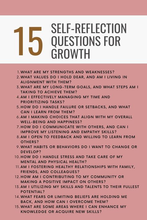 Growth Mindset Questions For Adults, Questions For 2024, Organisation, Questions For Your Future Self, Self Reflection Question, Self Growth Activities, Question For Self Improvement, Learning Yourself Questions, Self Love Reflection Questions