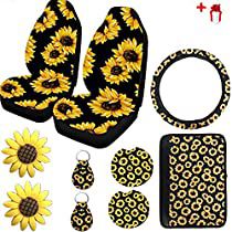 Accessories For Car, Car Front Seat, Sunflower Accessories, Car Cup Holder Coaster, Car Wheel Cover, Seat Belt Pads, Interior Decoration Accessories, Cup Holder Coasters, Car Vent