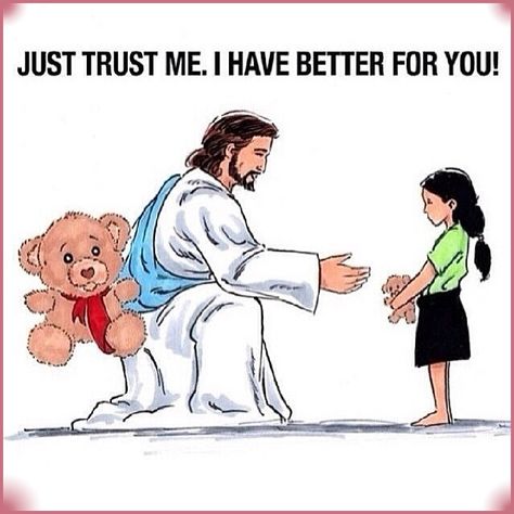 Ohmygoodness!!! Ohmygosh!!! Everybody, trust God. He has bigger and better things for us than we have for ourselves! I don’t know who drew this simple picture, but it’s SO powerful because it’s SO true. Father Son Holy Spirit, Jesus Today, Trust Love, God Will Provide, Asking For Forgiveness, Ayat Alkitab, Christian Stuff, Bible Prayers, God The Father