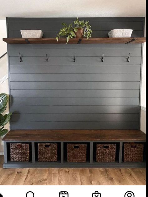 Option 1: $262
Option 2: $319 Mudroom Remodel, Mudroom Decor, Mudroom Design, Farmhouse Interior, House Entrance, Home Design Decor, Front Room, Tag A Friend, Entryway Bench