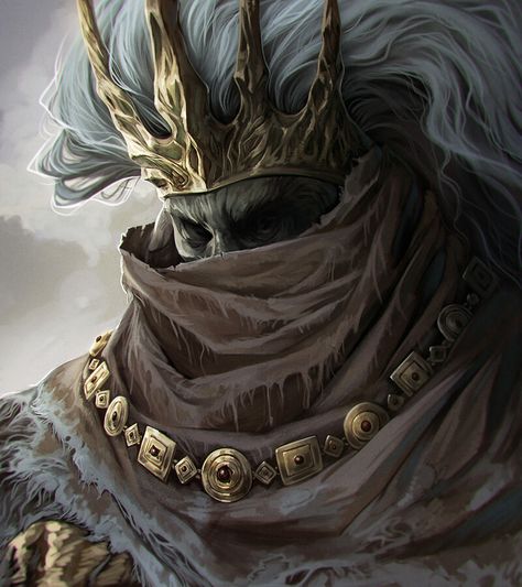 Nameless King by Maria S.Dark Souls fanart Barragan Luisenbarn, Nameless King, Soul Saga, Dark Souls Artwork, Soul Game, Demon Souls, Dark Souls 3, Dark Souls Art, Heroic Fantasy