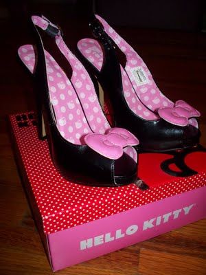 Hello Kitty High Heels, Hello Kitty Heels, Hello Kitty High, Kitty Heels, Glam Punk, Hello Kitty Shoes, Charmmy Kitty, Kitty Clothes, Hello Kitty Clothes