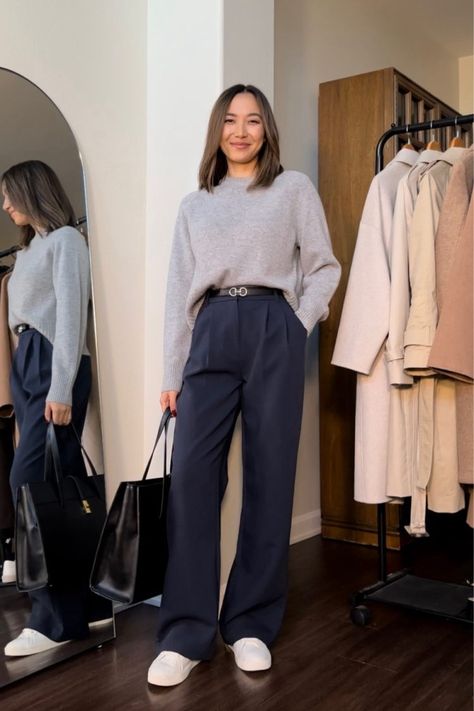 Fall/Winter Workwear: 5 Outfit Ideas for the Office - LIFE WITH JAZZ Office Outfits Women Winter, Black Smart Casual, Tailored Pants Outfit, Sloane Tailored Pant, Life With Jazz, Winter Office Outfits, Outfit Formal Mujer, Work Outfits Women Office, Winter Workwear