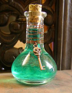 Classy Halloween Party, Dekorasi Halloween, Kule Ting, Halloween Potion Bottles, Classy Halloween, Halloween Apothecary, Halloween Potions, Halloween Bottles, Magic Bottles