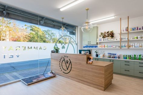 New Cammeray Veterinary Hospital, Miller St, NSW - Elite Fitout Hospital Reception, Pet Store Ideas, Consulting Room, Vet Office, Heritage Building, Vet Clinic, Pet Spa, Clinic Interior Design, Pet Clinic