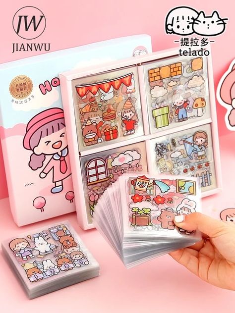 Fimo, Kertas Binder, Kawaii Notebook, Cute Stationary School Supplies, Sticker Organization, Cute School Stationary, Stationery Essentials, Study Stationery, Journal Sticker