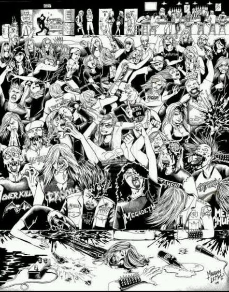 Mosh Pit! \m/ Tumblr, Arte Punk, Mosh Pit, Full Body Tattoo, Alternative Lifestyle, Punk Art, Estilo Rock, Gothic Clothing, Thrash Metal