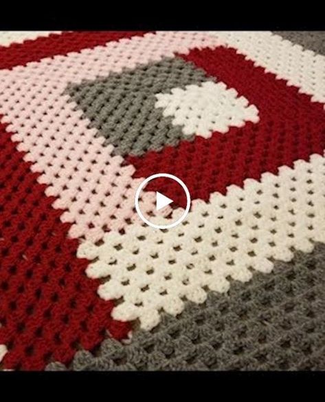 The Granny Log Cabin Blanket Crochet Tutorial Crochet Basket Pattern Free Easy, Log Cabin Blanket, Crochet Granny Square Baby Blanket, Cabin Blanket, Granny Square Baby Blanket, Crochet Granny Square Tutorial, Baby Blanket Tutorial, Granny Square Tutorial, Crochet Placemat Patterns