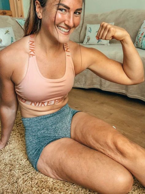 Meet Hayley Madigan, the body positive fitness influencer showing that even the fittest, strongest bodies have cellulite too Body Positive Exercise, Body Positive Influencers, Hayley Madigan Fitness, Real Body Shapes Aesthetic, Real Bodies Outfits, Size 8 Women Body Image, Size 6 Body Image, Body Inclusivity, Body Imperfections