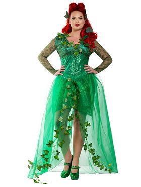 Poison Costume, Poison Ivy Costume Diy, Poison Ivy Halloween Costume, Plus Size Halloween Costumes, Poison Ivy Costume, Halloween Costumes Plus Size, Ivy Costume, Poison Ivy Costumes, Plus Size Costume