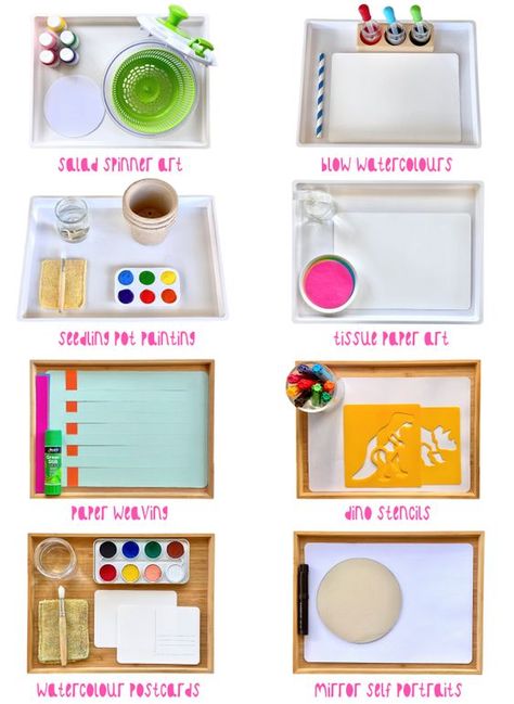 Montessori Classroom Practical Life, Art Shelf Montessori, How We Montessori, Montessori Themed Activities, Art Montessori Activities, Primary Montessori Lessons, Practical Life Montessori Activities, Montessori Tray Activities, Montessori Art Classroom