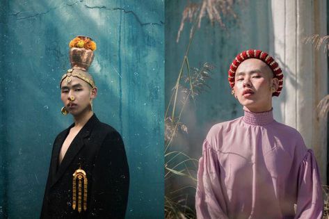 ‘Makhmali-SayaPatri’ is a visual representation of Nepali culture, and Soyeohang Rai’s interpretation of his heritage. Magar Dress Nepali, Nepali Fashion, Nepali Culture, Finding Oneself, Purple Clouds, Globe Amaranth, Greek And Roman Mythology, Roman Mythology, Photo Series