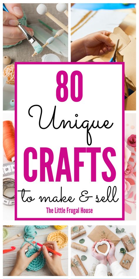 These are the best unique and easy DIY crafts to make and sell for profit. Make extra money by selling handmade items! Diy Crafts For Sale Make And Sell, Easy Unique Crafts, Cool Things To Make And Sell, Best Diy Crafts To Sell, Craft For Sale Ideas Make And Sell, Diy To Make And Sell, Things To Sell At Flea Market, Diy Crafts For Selling, Cool Crafting Ideas