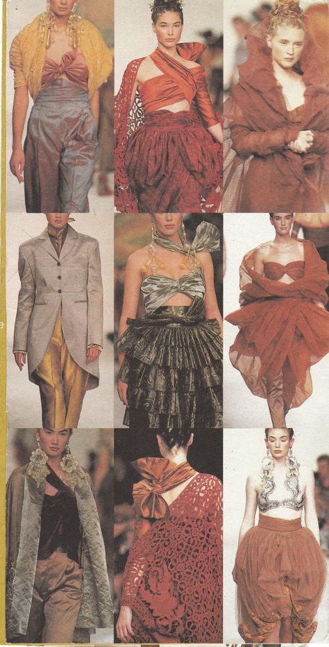 color not colour: Romeo Gigli - In the 80's Couture, Haute Couture, Romeo Gigli 80s, 90s Fashion For Women, Romeo Gigli, 90s Fashion Women, 80s And 90s Fashion, 1980s Fashion, African Fashion Women