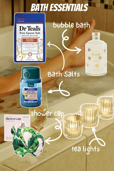 Check out these amazing bath products that you need! These essentials are vital to having the most amazing bath in the world! I am in love with these products because they have helped me relax and have a luxurious experience. From bath salts to tea lights, this list contains everything you need to tak the most amazing bath in the world. How To Have A Relaxing Bath, Bath Essentials, Relaxing Bath, I Am In Love, Bath Products, How To Set Up, Am In Love, Bubble Bath, Classic Fashion