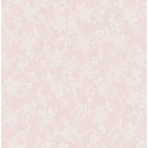 Ophelia & Co. Hann Floral Roll | Wayfair Pink Floral Wallpaper, Linen Background, Transitional Furniture, Neutral Wallpaper, Contemporary Cottage, Wallpaper Border, Bathroom Wallpaper, Background Texture, Stunning Wallpapers