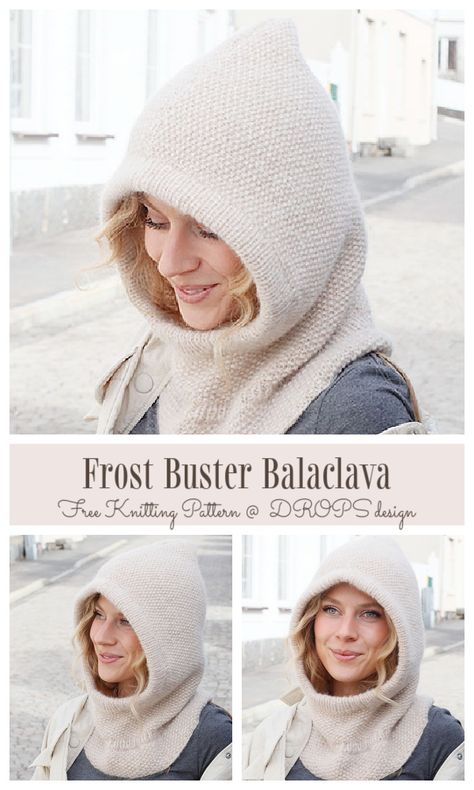 Knit Balaclava Hoodie Free Knitting Patterns - Knitting Pattern Baclava Hat Pattern Sewing, Knitting Snood Patterns Free, Knit Baclava Hat, Baclava Hat Knit Pattern, Knitting Pattern Balaclava, Balaclava Pattern Knitted, Knitted Balaclava Pattern, Hood Knitting Pattern Free, Knit Hood Pattern Free