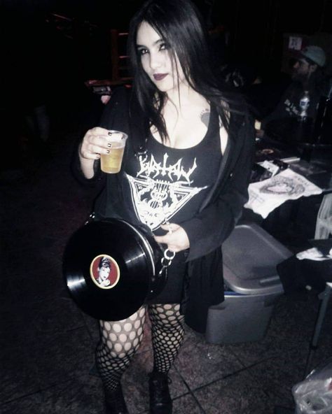 #blackmetalgirl black metal girl #trueblackmetalgirl true black metal girl #blackmetalwoman black metal woman Metal Head Outfits Girl, Black Metal Women, Metal Girl Aesthetic, Metalhead Women, Metal Girl Outfit, Black Metal Aesthetic, Alt Summer, Alt Summer Outfits, Alternative Subcultures