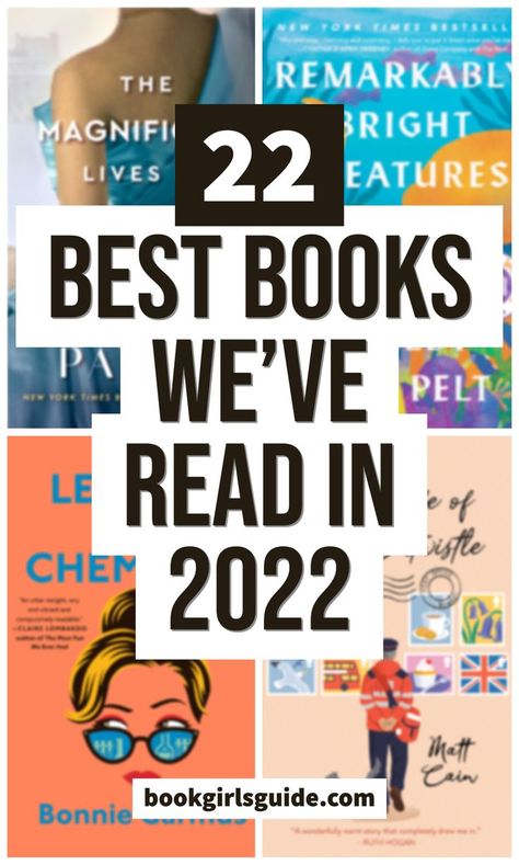 The 22 best books to read in 2022 - so far! Some are brand new releases published in 2022 and others are gems from prior years that we finally read. Looking for a great book to read? Check this list of 2022 book recommendations! Best Books Of 2022, Books Of 2022, Best Book Club Books, Books To Read In Your 20s, Best Fiction Books, Fiction Books To Read, Books To Read Before You Die, Female Books, Books To Read For Women