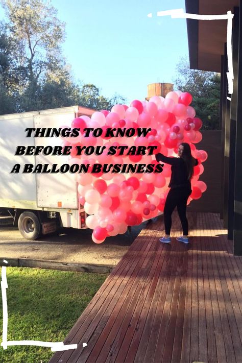 Balloon Business Storage Ideas, Balloon Business Pricing, Balloon Store Display, How To Start A Balloon Garland Business, Starting Balloon Business, Balloon Business Organization, Balloon Decor Business, Starting A Balloon Business, Balloon Business Ideas
