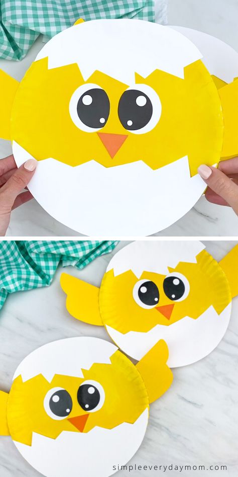 Easter Crafts Diy Kids, Chick Craft, Diy – Velikonoce, Animal Studies, Easter Crafts Preschool, Easter Crafts For Toddlers, Easter Arts And Crafts, Fun Easter Crafts, Easy Easter Crafts