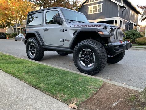 2 door owners, what tire size you running? Pics? | Page 2 | 2018+ Jeep Wrangler Forums (JL / JLU) - Rubicon, Sahara, Sport, Unlimited - JLwranglerforums.com Jeep Jl 2 Door, Jeep Wrangler Silver, Jeep Wrangler 2 Door, Running Pics, 2 Door Jeep, Jeep Unlimited, Jeep Wrangler Forum, 2000 Jeep Wrangler, Jeep Wrangler Lifted