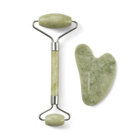 Glossmetics Feeling Jaded Duo, Facial Roller & Gua Sha - Gua Sha And Jade Roller, Facial Depuffer, Jade Face Roller Skin Care, Face Sculpting Tools, For All Skin Types - Jade Roller And Gua Sha Set Five Star Ambassador Ii How To Bundle: Put 2 Or More Items Together (Up To 5lbs) By Pressing “Add To Bundle” Option At The Bottom Of Listing. Then Only Pay One Shipping Cost When You Close Out Your Items! Gua Sha And Jade Roller, Sha Gua, Face Roller And Gua Sha, Jade Roller And Gua Sha, Rosemary Flower, Roller Skin Care, Face Cleaning Brush, Roller And Gua Sha, Gua Sha Set