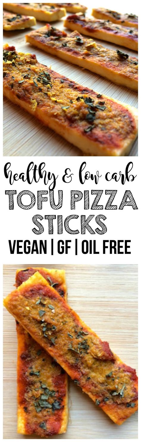 Tofu Pizza, Pizza Sticks, Pizza Vegana, Tofu Recipes Vegan, Vegan Keto Recipes, Vegan Tofu, Keto Vegan, Recetas Keto, Low Carb Vegan
