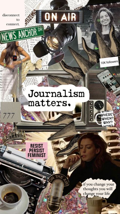 #journalist #journalism #reporter Journalist Aesthetic Outfit, Journalism Major, Journalism Career, Broadcast Journalism, Fashion Dream Job, My Future Job, Career Vision Board, Career Inspiration, Academic Motivation