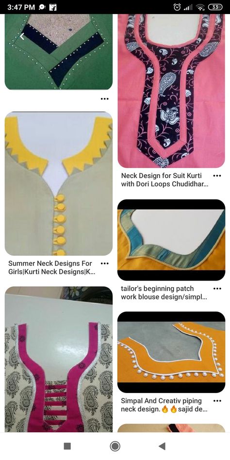 Front Neck Patch Work Kurti Design, Neck Patch Work Kurti Design, Patch Work Kurti Design, Girls Kurti, Patch Work Blouse Designs, Latest Blouse Designs Pattern, Latest Blouse, Neck Designs For Suits, Kurti Neck