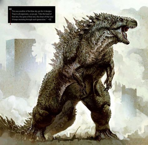 Godzilla Early Concept Designs Red Hood Comic, Kaiju Design, Godzilla 2014, Weta Workshop, Kaiju Art, Monster Hunter World, Kaiju Monsters, Godzilla Vs, Dinosaur Art