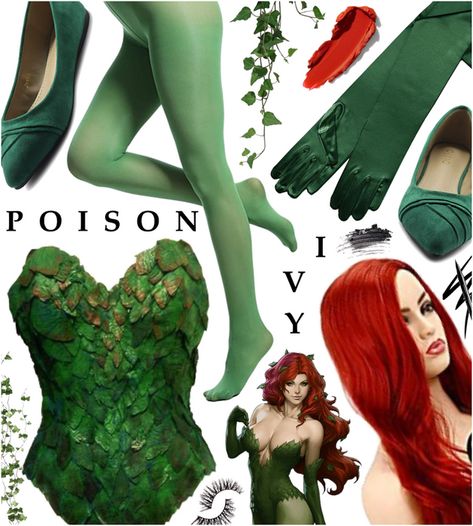 HALLOWEEN COSTUME: POISON IVY Outfit | ShopLook Poison Ivy Costume Aesthetic, Posion Ivy Halloween Costumes Diy, Diy Posion Ivy Costume Ideas, Plus Size Poison Ivy Costume Diy, Poison Ivy Costume Halloween, Diy Posion Ivy Costume, Poison Ivy Costume Couple, Posin Ivy Costume, Posion Ivy Halloween Costumes