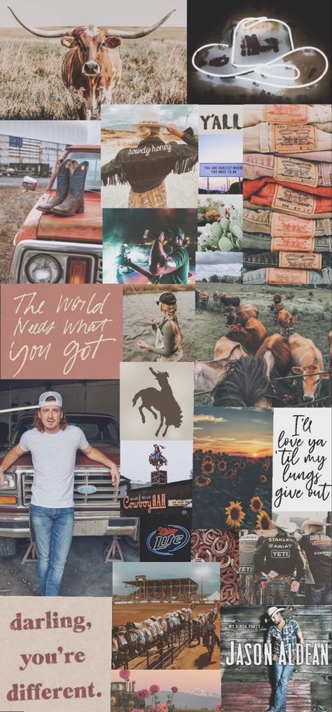 Morgan Wallen Lyrics Wallpaper, Western Aesthetic Wallpaper, Western Wallpaper Iphone, Cute Iphone Wallpaper Tumblr, Cute Images For Wallpaper, Cow Wallpaper, Country Backgrounds, Cute Home Screen Wallpaper, Cow Print Wallpaper