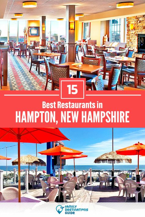 Family Destinations, Hampton Restaurant, Hampton Beach Nh, Maine Road Trip, Hampton Beach, Brunch Spots, Top Restaurants, Best Restaurants, Amazing Places