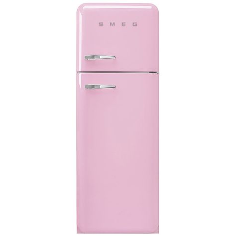 Pink Smeg Fridge, Retro Fridge Freezer, Pink Fridge, Smeg Fridge, Glass Fridge, Vintage Fridge, Retro Fridge, Fridge Shelves, Freestanding Fridge