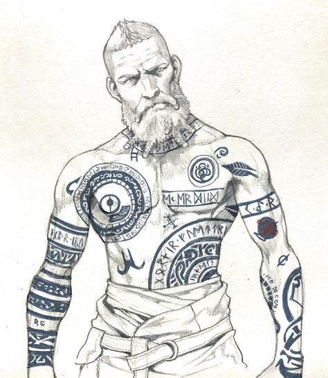 Baldur The Stranger Viking Rune Tattoo, Norse Mythology Tattoo, Arte Viking, Scandinavian Tattoo, Viking Tattoo Symbol, Viking Tattoo Sleeve, Vikings Tattoo, Tato Lengan, Rune Tattoo