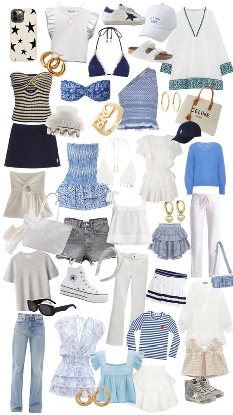 Stockholm style summer clothing board Stocklom Outfit Summer, Swedish Style Fashion Stockholm, Paris Style Summer Outfits, Spring Stockholm Style, How To Build Your Wardrobe, Summer Clothes Must Haves, Stockholm Outfits Summer, Summer Stockholm Outfits, Stockholm Style School Outfits