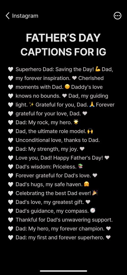 Heartwarming Father's Day Instagram Captions to Show Your Appreciation | CuteCaption.com Father's Day Instagram Story Caption, Papa Birthday Caption, Caption For Father Birthday, Father's Birthday Instagram Story, Father Day Story Instagram, Happy Father's Day Insta Story, Caption For Papa Birthday, Father Birthday Story Instagram, Papa Captions