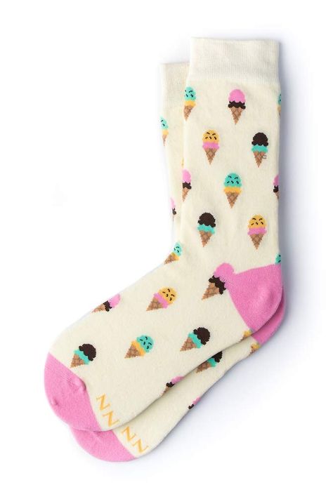 Nice Socks, Avocado Socks, Ice Cream Deserts, Cream Socks, Food Socks, Silly Socks, Funky Socks, Fun Socks, Chill Fits
