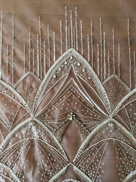 Haute Couture Embroidery - Free photo on Pixabay Crazy Quilting, Couture Beading, Pola Manik, Tambour Beading, Haute Couture Embroidery, Motif Art Deco, Textil Design, Tambour Embroidery, Couture Embroidery