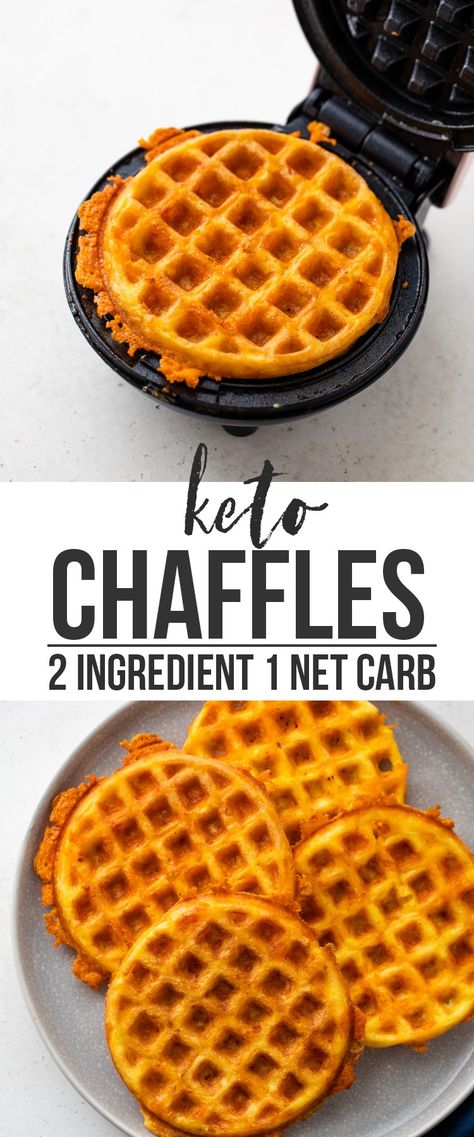 Gimme Delicious, Keto Chaffles, Waffle Iron Recipes, Waffle Maker Recipes, Keto Waffle, Bariatric Recipes, Keto Recipes Dinner, 2 Ingredient, Low Carb Bread