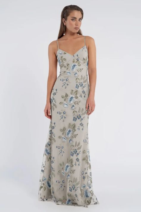 Shop Online Now Birdy Grey Floral Bridesmaid Dresses, Solid And Floral Bridesmaid Dresses, Jenny Yoo Green Bridesmaid, Springtime Bridesmaid Dresses, Patterned Bridesmaid Dresses Fall, Mother Of The Bride Spring Dresses, Blue And Green Floral Dress, Sage Floral Bridesmaid Dresses, Maid Of Honor Dress Different