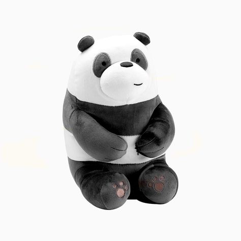 PRICES MAY VARY. Measurement: 30cmx17cmx25cm; Premium Quality - The kids toy is ultra soft and velvet feeling which is durable, washable and not easy to deform. IP Design - Officially licensed We Bare Bears produced by MINISO. The bear features adorable facial expression make it much realistic-looking and lovely. Huggable Companion - This snuggly, adorable, and stuffed bear plush toys will become your friends in your daily life. Kids, teens and adults will enjoy the companion of this plushies. G Pandas, Kawaii, We Bare Bears Panda, Bare Bears Panda, Bears Stuffed Animals, Kids Hugging, Panda Plush, Toddler Dolls, Kawaii Plushies