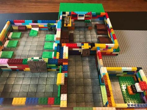 20 Clever Dungeons and Dragons DIYs To Enhance Your Game Experience Underground Fortress, Dungeons And Dragons Room, Dungeons And Dragons Diy, Dnd Decor, Dnd Room, Dungeons And Dragons Board, Divinity Original Sin, Dragon Birthday Parties, Cereal Boxes