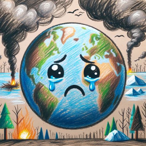 30+ Pollution Drawings: Land, Water, and Air Pollution Drawings Earth Pollution Art, Polluted Air Drawing, Air Pollution Art Drawings, Save Water Easy Drawing, Drawing Of Pollution, No Poverty Poster Drawing, Painting On Pollution, Polluted Earth Drawing, Environmental Awareness Art