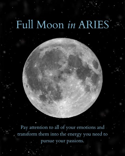 Full Moon in Aries : pay attention to all of your emotions and transform them into the energy you need to pursue your passions. Follow for more Witchin' Studies 🌝 Full Moon In Sagittarius, Moon In Sagittarius, Moon In Libra, Full Moon In Libra, Full Moon In Aries, Witch Core, Moon In Aquarius, Moon In Leo, Spell Books