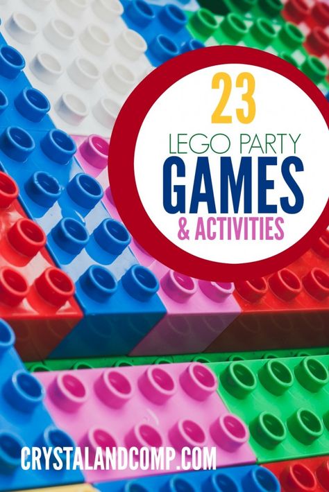 Tips for Planning an Awesome LEGO Birthday Party 7 Lego Number, Lego Party Games, Lego Friends Birthday Party, Lego Friends Birthday, Toy Library, Lego Friends Party, Lego Themed Party, Lego Theme, Lego Activities