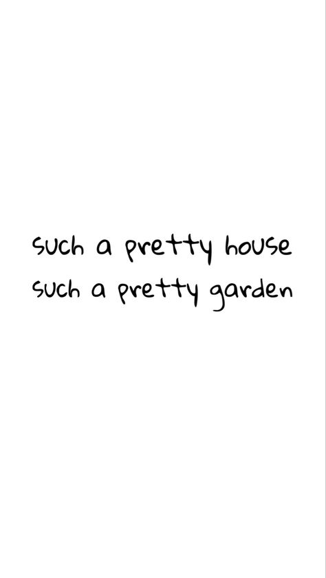 Such A Pretty House And Such A Pretty Garden Tattoo, Let Down Radiohead Tattoo, Music Lyrics Tattoo Ideas, Such A Pretty House Such A Pretty Garden Radiohead, Such A Pretty House Such A Pretty Garden Tattoo, No Surprises Tattoo Radiohead, Radiohead Lyrics Tattoo, Garden Song Tattoo, Its Called Freefall Tattoo