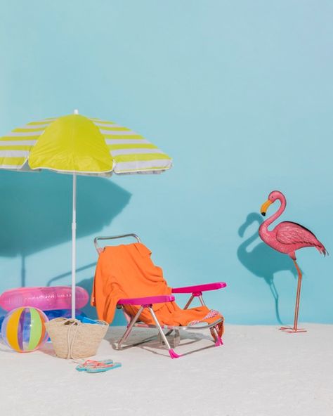 Beach Themed Photo Shoot, Beach Studio Photoshoot, Summer Photography Beach, Summer Studio Shoot, Tropical Set Design, Beach Set Design, Beach Photoshoot Props, Summer Photoshoot Studio, Summer Theme Photoshoot